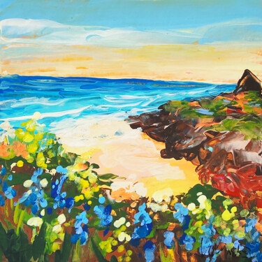 Seascape Painting Acrylic Original Artwork Landscape