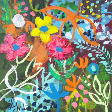 Flower Meadow Painting Modern
