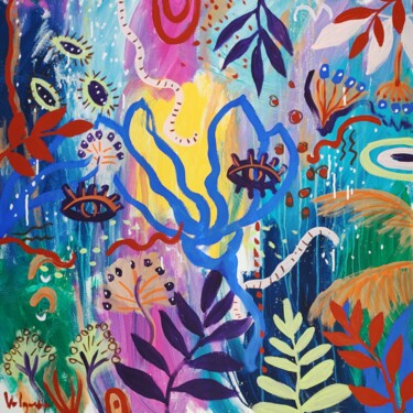 Jungle Painting Original Acrylic Art